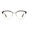 Ladies Fashion Metal Cat Eye Optical Frames